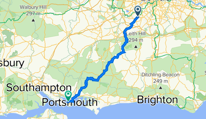 ESHER to PORTSMOUTH