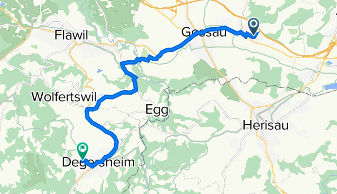 Ahornstrasse 3, Gossau SG nach Taastrasse 34, Degersheim