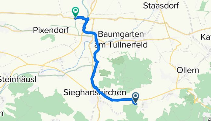 Mühlgasse 27, Elsbach nach Bahnhofsring, Langenrohr