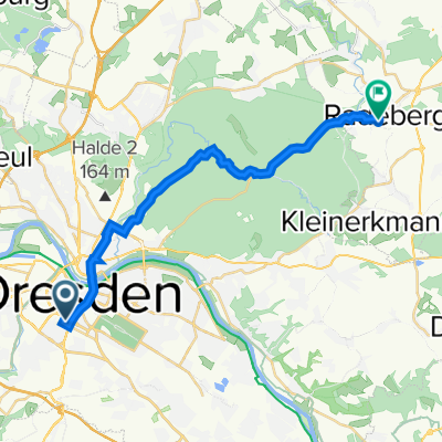 Friedrichstadt, Dresden nach Bahnhofstraße 8, Radeberg