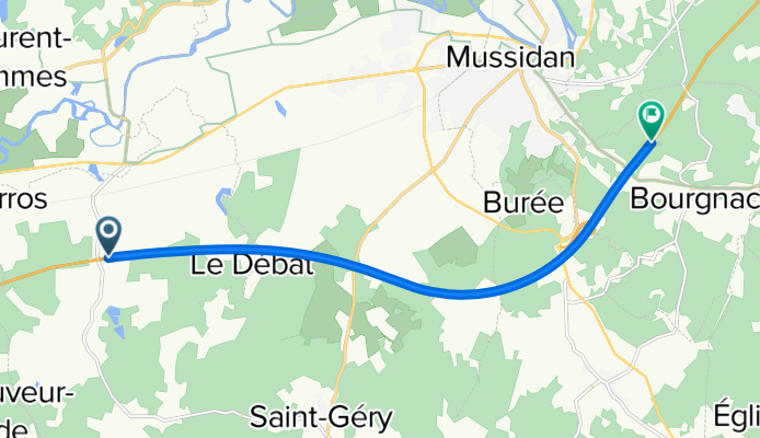 De Route des Charretiers 1991, Beaupouyet à La Transeuropéenne, Bourgnac