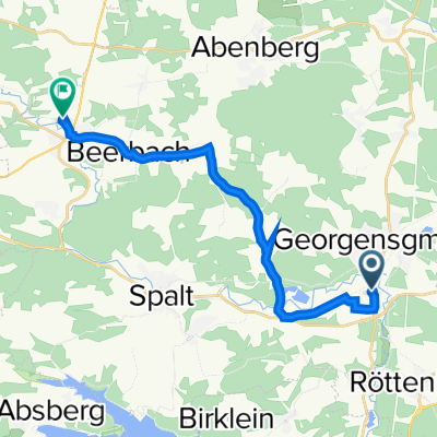 georgensmünd mit dem fahrrad n pleinfeld