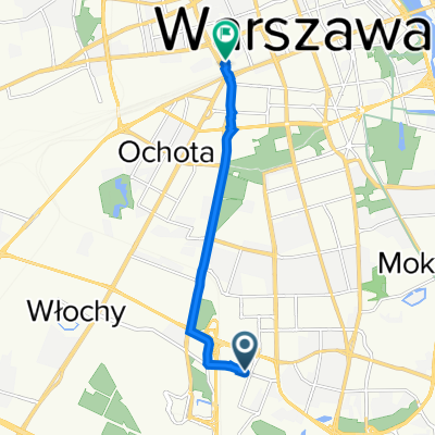 Cybernetyki 13, Warszawa do Srebrna 16, Warszawa