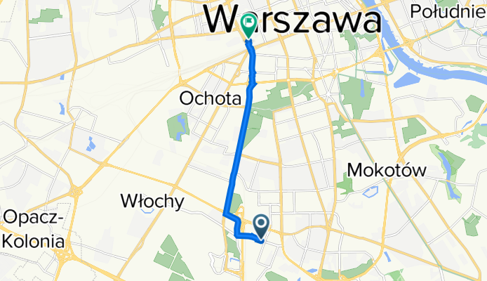 Cybernetyki 13, Warszawa do Srebrna 16, Warszawa