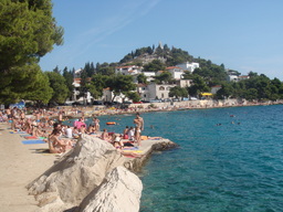 Hebe Bild 14 entlang der Bikemap-Route "Murter" hervor Hebe Bild 14 entlang der Bikemap-Route "Murter" hervor