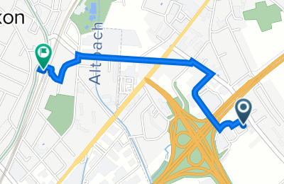 Route in der Bikemap App öffnen