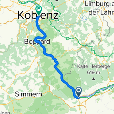 Bingen --&gt; Koblenz