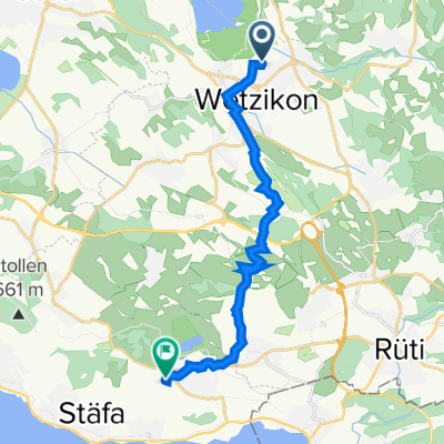 Motorenstrasse 34, Wetzikon ZH nach Lüeholzstrasse 2E, Hombrechtikon