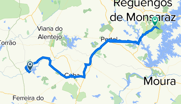 Route nach CM 1129, Campinho