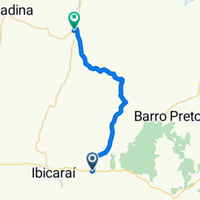 Vila Santa Izabel ao São Roque, pela Pedra Lascada. Ibicaraí - BA