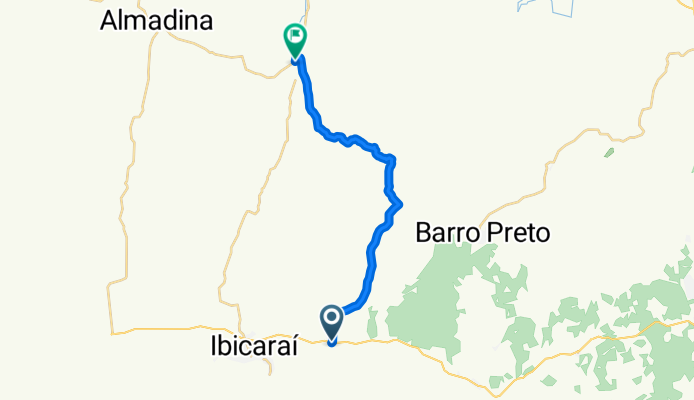 Vila Santa Izabel ao São Roque, pela Pedra Lascada. Ibicaraí - BA