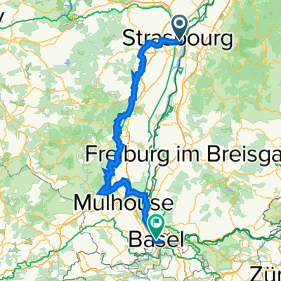 Strasbourg to Basel Via Alsace Wine Region