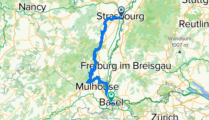 Strasbourg to Basel Via Alsace Wine Region