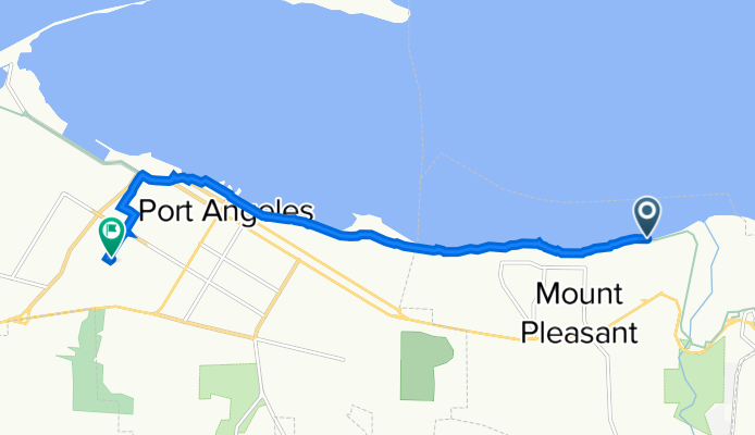 Olympic Discovery Trail, Port Angeles to 434 W Eleventh St, Port Angeles
