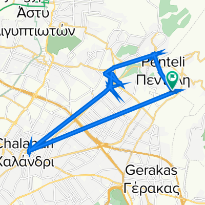 Βριλησσίων 13, Πεντέλη to Βριλησσίων 13, Πεντέλη