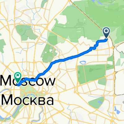 Хабаровская улица, 19 к3, Москва до улица Спиридоновка, 20 с1, Москва