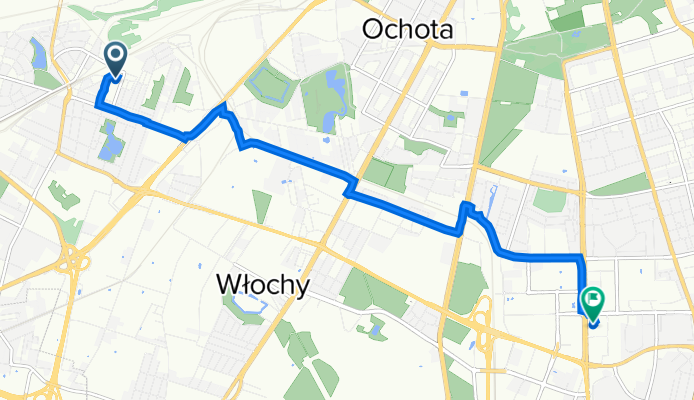 Płużańska 23, Włochy do Wołoska 18, Warszawa
