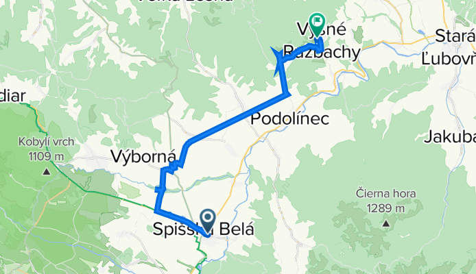 Mierová 29 do Vyšné Ružbachy