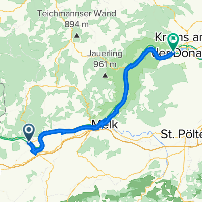 Stauwerkstraße 73, Ybbs an der Donau nach Schloßgasse 8, Mautern an der Donau