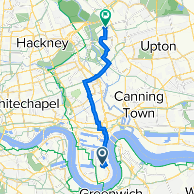 53 Friars Mead, London to Chobham Academy School, 40 Cheering Lane, London
