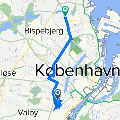Valdemarsgade 33, København V to Lyngbyvej 154, Copenhagen
