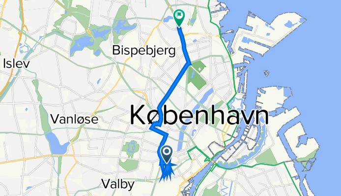 Valdemarsgade 33, København V to Lyngbyvej 154, Copenhagen