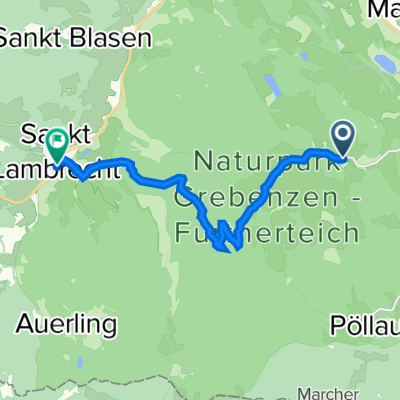 Zeutschach 38, Neumarkt in der Steiermark nach Hauptstraße 42, St. Lambrecht