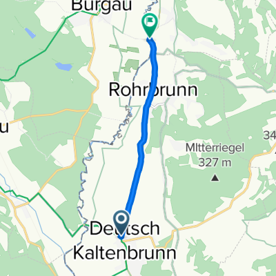 Obere Marktstraße 30, Deutsch Kaltenbrunn nach Bundesstraße 40, Burgauberg-Neudauberg