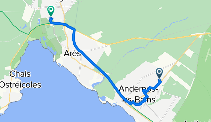 De 8 Rue Jean Bart, Andernos-les-Bains à 48 Chemin du Bourgeon, Lège-Cap-Ferret