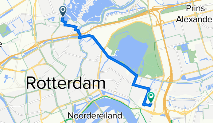 Emmalaan 60, Rotterdam to Burgemeester Oudlaan 50, Rotterdam