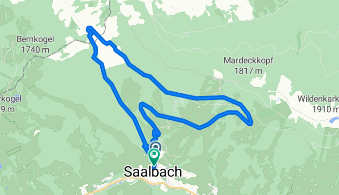 Saalbach - Panorama Runde Kurzmarathon