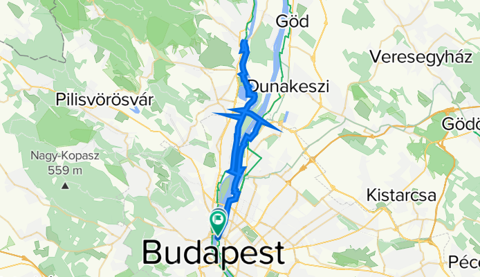 Újpesti rakpart, Budapest to Széchenyi rakpart 19., Budapest