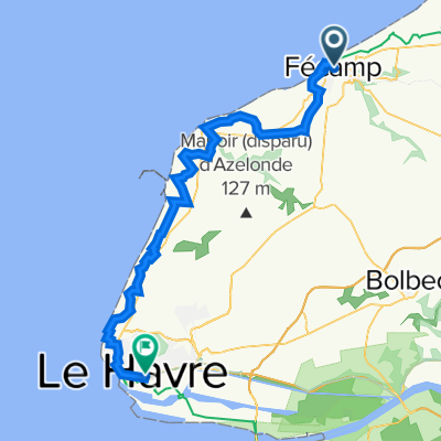Fecamp - Le Havre par la cote