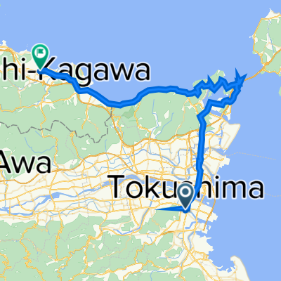 tokushima - higashi kagawa