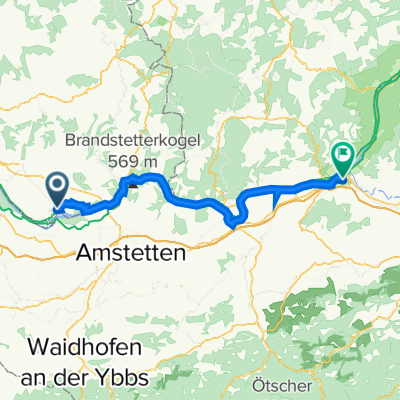 Mitterkirchen im Machland to Wiener Straße 32, Melk