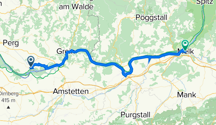 Mitterkirchen im Machland to Wiener Straße 32, Melk