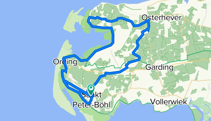 Amtmann-Dircks-Straße 39D, Sankt Peter-Ording nach Wohldweg 9, Sankt Peter-Ording