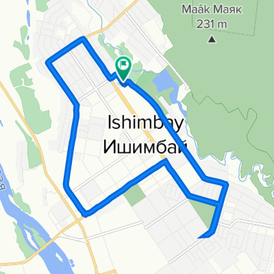 Свободы улица, 4, Ишимбай до Свободы улица, 4, Ишимбай