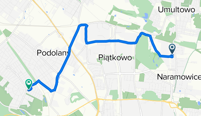 Błażeja 2b, Poznań do Wergiliusza 6, Poznań
