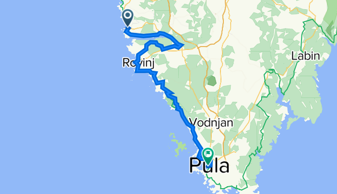 Vrsar nach Riva 4, Pula