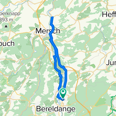 Route de Diekirch 130B, Walferdingen nach Route de Diekirch 132A, Walferdingen