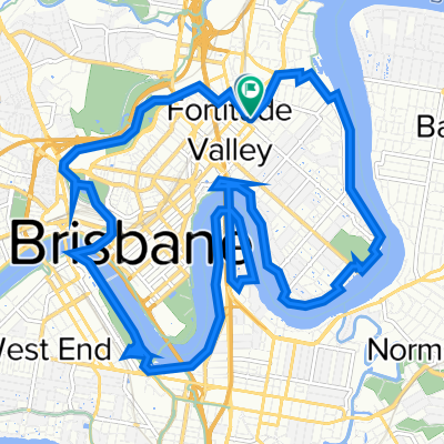 Fortitude Valley, Southbank and New Farm park