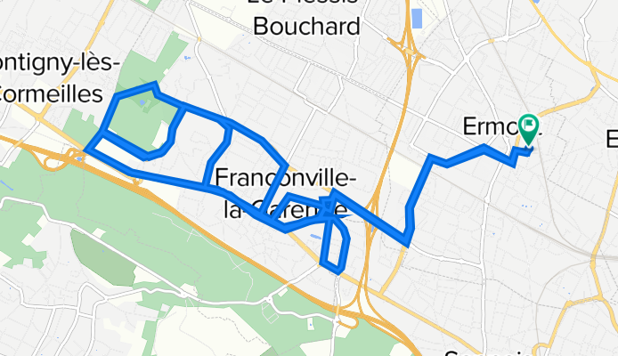 4 Rue de la Réunion, Ermont à 1 Rue de la Réunion, Ermont