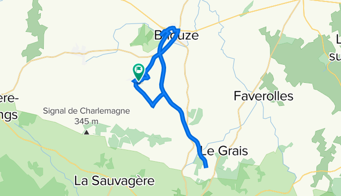 De Les Acacias 14, Le Ménil-de-Briouze à Les Acacias 14, Le Ménil-de-Briouze