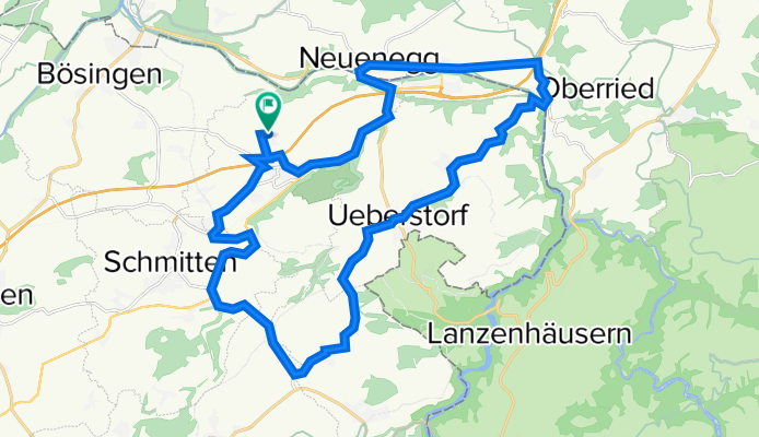 Amtmerswil 12, Wünnewil nach Amtmerswil 12, Wünnewil