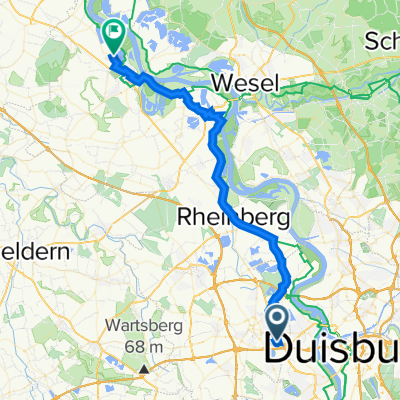 Moers bis DJH Xanten