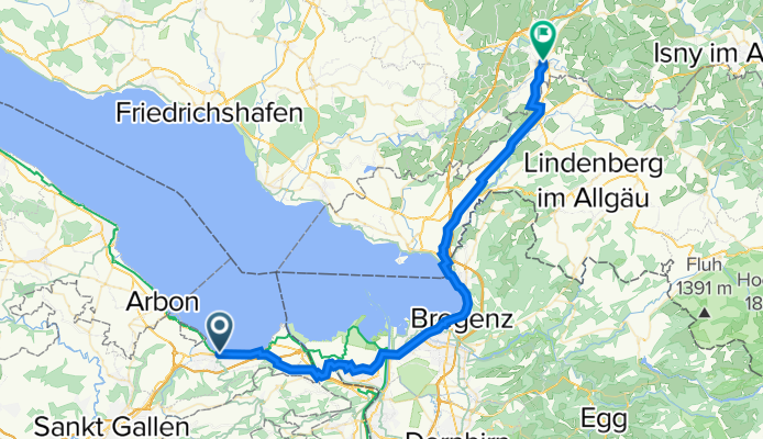 day 1 Rorschach -Wangen