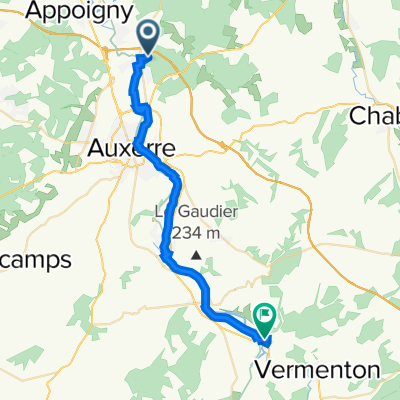 5 Rue de Verdun, Monéteau à 2 Route de Lyon, Deux Rivières