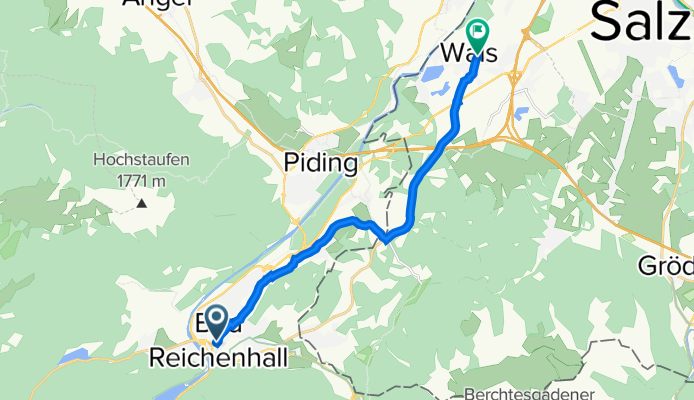 Rathausplatz 1, Bad Reichenhall nach Hauptstraße 10, Wals