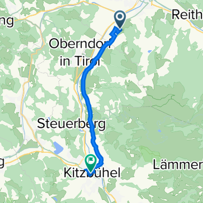 Weiberndorf 6, St. Johann in Tirol to Franz-Reisch-Straße 2, Kitzbühel